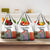Multicolor Fish Pattern Design Grocery Bag Fishing Scaled Texture and Custom Name Print - Wonder Print Shop
