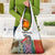 Multicolor Fish Pattern Design Grocery Bag Fishing Scaled Texture and Custom Name Print - Wonder Print Shop