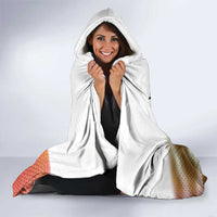 Multicolor Fish Pattern Design Hooded Blanket Fishing Scaled Texture and Custom Name Print - Wonder Print Shop