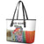 Multicolor Fish Pattern Design Leather Tote Bag Fishing Scaled Texture and Custom Name Print - Wonder Print Shop