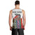 Multicolor Fish Pattern Design Men Tank Top Fishing Scaled Texture and Custom Name Print - Wonder Print Shop