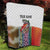 Multicolor Fish Pattern Design Quilt Fishing Scaled Texture and Custom Name Print - Wonder Print Shop