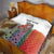 Multicolor Fish Pattern Design Quilt Fishing Scaled Texture and Custom Name Print - Wonder Print Shop