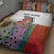 Multicolor Fish Pattern Design Quilt Bed Set Fishing Scaled Texture and Custom Name Print - Wonder Print Shop