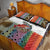 Multicolor Fish Pattern Design Quilt Bed Set Fishing Scaled Texture and Custom Name Print - Wonder Print Shop