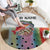 Multicolor Fish Pattern Design Round Carpet Fishing Scaled Texture and Custom Name Print - Wonder Print Shop