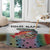 Multicolor Fish Pattern Design Round Carpet Fishing Scaled Texture and Custom Name Print - Wonder Print Shop