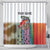 Multicolor Fish Pattern Design Shower Curtain Fishing Scaled Texture and Custom Name Print - Wonder Print Shop