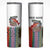 Multicolor Fish Pattern Design Skinny Tumbler Fishing Scaled Texture and Custom Name Print - Wonder Print Shop