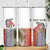 Multicolor Fish Pattern Design Skinny Tumbler Fishing Scaled Texture and Custom Name Print - Wonder Print Shop
