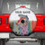 Multicolor Fish Pattern Design Spare Tire Cover Fishing Scaled Texture and Custom Name Print - Wonder Print Shop