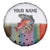 Multicolor Fish Pattern Design Spare Tire Cover Fishing Scaled Texture and Custom Name Print - Wonder Print Shop