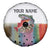 Multicolor Fish Pattern Design Spare Tire Cover Fishing Scaled Texture and Custom Name Print - Wonder Print Shop