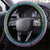 Multicolor Fish Pattern Design Steering Wheel Cover Fishing Scaled Texture and Name Print - Wonder Print Shop