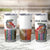 Multicolor Fish Pattern Design Tumbler Cup Fishing Scaled Texture and Custom Name Print - Wonder Print Shop