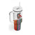 Multicolor Fish Pattern Design Tumbler With Handle Fishing Scaled Texture and Custom Name Print - Wonder Print Shop