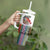 Multicolor Fish Pattern Design Tumbler With Handle Fishing Scaled Texture and Custom Name Print - Wonder Print Shop