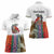 Multicolor Fish Pattern Design Women Polo Shirt Fishing Scaled Texture and Custom Name Print - Wonder Print Shop