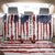 American Flag Fishing Back Car Seat Cover Lure and Hook Elements and Custom Name Print - Wonder Print Shop