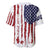 American Flag Fishing Baseball Jersey Lure and Hook Elements and Custom Name Print - Wonder Print Shop
