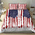 American Flag Fishing Bedding Set Lure and Hook Elements and Custom Name Print - Wonder Print Shop