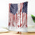 American Flag Fishing Blanket Lure and Hook Elements and Custom Name Print - Wonder Print Shop