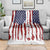 American Flag Fishing Blanket Lure and Hook Elements and Custom Name Print - Wonder Print Shop