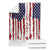 American Flag Fishing Blanket Lure and Hook Elements and Custom Name Print - Wonder Print Shop