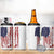 American Flag Fishing 4 in 1 Can Cooler Tumbler Lure and Hook Elements and Custom Name Print - Wonder Print Shop