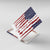 American Flag Fishing Canvas Wall Art Lure and Hook Elements and Custom Name Print - Wonder Print Shop