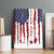American Flag Fishing Canvas Wall Art Lure and Hook Elements and Custom Name Print - Wonder Print Shop