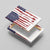 American Flag Fishing Canvas Wall Art Lure and Hook Elements and Custom Name Print - Wonder Print Shop