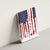 American Flag Fishing Canvas Wall Art Lure and Hook Elements and Custom Name Print - Wonder Print Shop