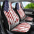 American Flag Fishing Car Seat Cover Lure and Hook Elements and Custom Name Print - Wonder Print Shop