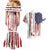 American Flag Fishing Couples Matching Mermaid Dress and Hawaiian Shirt Lure and Hook Elements and Custom Name Print - Wonder Print Shop