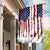 American Flag Fishing Garden Flag Lure and Hook Elements and Custom Name Print - Wonder Print Shop
