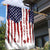 American Flag Fishing Garden Flag Lure and Hook Elements and Custom Name Print - Wonder Print Shop