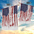 American Flag Fishing Garden Flag Lure and Hook Elements and Custom Name Print - Wonder Print Shop