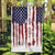 American Flag Fishing Garden Flag Lure and Hook Elements and Custom Name Print - Wonder Print Shop