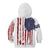 American Flag Fishing Kid Hoodie Lure and Hook Elements and Custom Name Print - Wonder Print Shop