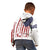 American Flag Fishing Kid Hoodie Lure and Hook Elements and Custom Name Print - Wonder Print Shop