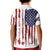 American Flag Fishing Kid Polo Shirt Lure and Hook Elements and Custom Name Print - Wonder Print Shop