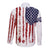 American Flag Fishing Long Sleeve Button Shirt Lure and Hook Elements and Custom Name Print - Wonder Print Shop