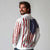 American Flag Fishing Long Sleeve Polo Shirt Lure and Hook Elements and Custom Name Print - Wonder Print Shop