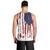 American Flag Fishing Men Tank Top Lure and Hook Elements and Custom Name Print - Wonder Print Shop