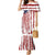 American Flag Fishing Mermaid Dress Lure and Hook Elements and Custom Name Print - Wonder Print Shop