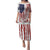 American Flag Fishing Puletasi Lure and Hook Elements and Custom Name Print - Wonder Print Shop