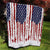 American Flag Fishing Quilt Lure and Hook Elements and Custom Name Print - Wonder Print Shop