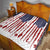 American Flag Fishing Quilt Lure and Hook Elements and Custom Name Print - Wonder Print Shop