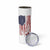 American Flag Fishing Skinny Tumbler Lure and Hook Elements and Custom Name Print - Wonder Print Shop